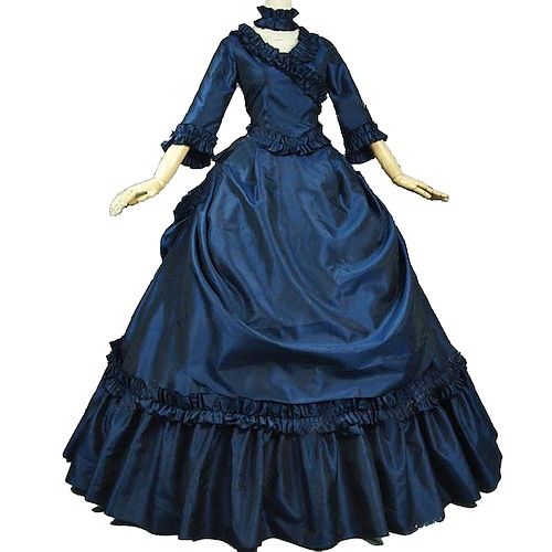 Silhouette:Ball Gown; Sleeve Length:3/4 Length Sleeve; Look After Me:Machine wash,Washable,Wet and Dry Cleaning; Gender:Women's,Girls'; What's in the box:Dress; Types:Dress,Party Costume,Masquerade,Prom Dress; Holiday:Carnival,Masquerade; Style:18th Century,Vintage Dress,Rococo,Victorian; Elasticity:Micro-elastic; Occasion:Carnival,Party / Evening,Performance,Carnival of Venice; Material:Satin; Age Group:Adults'; Characters:Maria Antonietta,Plus Size; Sleeve Type:Ruffle Sleeve; Listing Date:07/1 1500s Dress, Masquerade Prom Dress, Vintage Dresses Victorian, Ball Gowns Vintage, Victorian Era Dresses, Masquerade Prom, Costume Masquerade, Girls Ball Gown, Costume Ball