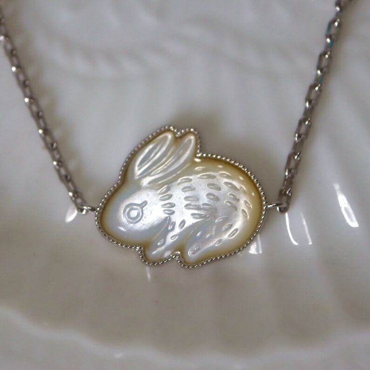 Mother of Pearl Bunny Necklace. Pet Jewelry. Rabbit Owner Gift - Etsy Carved White Sterling Silver Necklaces, Mother Of Pearl Pendant Pearl Necklace For Gift, Mother Of Pearl Pendant Pearl Necklace As Gift, Mother Of Pearl Necklace Gift, Mother Of Pearl Pendant Necklace As A Gift, Pearl White Mother Of Pearl Jewelry For Gift, Pearl White Mother Of Pearl Jewelry As A Gift, Exquisite Engraved White Jewelry, Exquisite White Engraved Jewelry