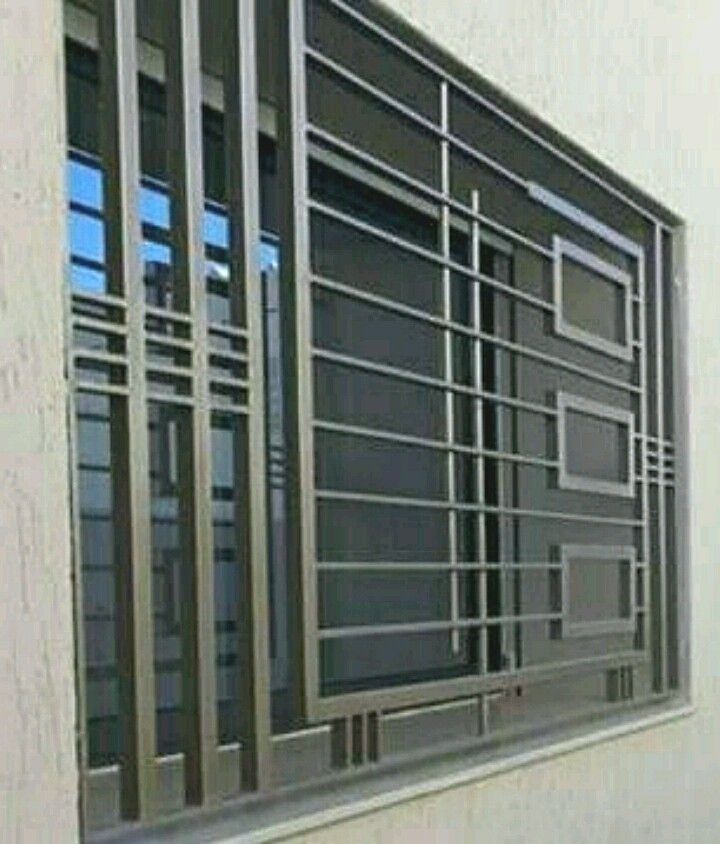 an image of a window with bars on it