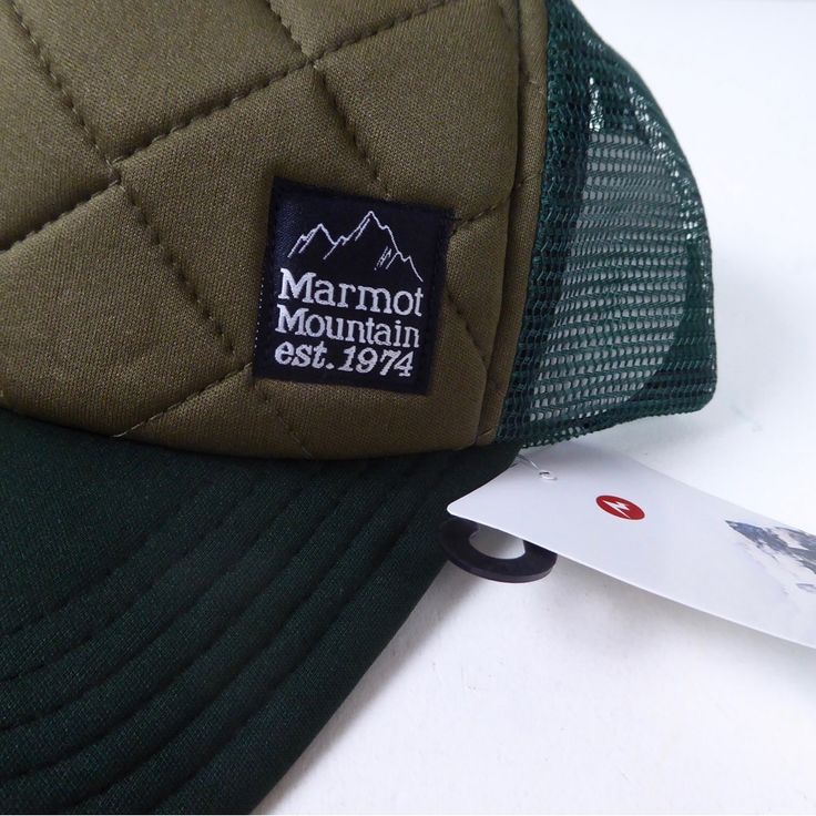 Marmot Hat ”Winter” Trucker Cap Stitched Bill Mesh Backed Trucker Style Hat Quilted, Puffer Style Front Marmot Badging Snap Back Adjustable Closure Brand New With Tags Pricing Is Fair And Quite Firm . Please Let Us Know If You Have Any Questions. Adjustable Trucker Hat For Winter Outdoor Activities, Green Baseball Cap For Winter Outdoor Activities, Winter Trucker Hat With Curved Brim For Outdoor Activities, Winter Snapback Hat For Outdoor Activities, Winter Trucker Hat For Outdoor Activities, Winter Outdoor Snapback Hat With Short Brim, Winter Flat Brim Trucker Hat For Outdoor, Winter Trucker Cap For Outdoor Activities, Winter Outdoor Trucker Hat With Flat Brim