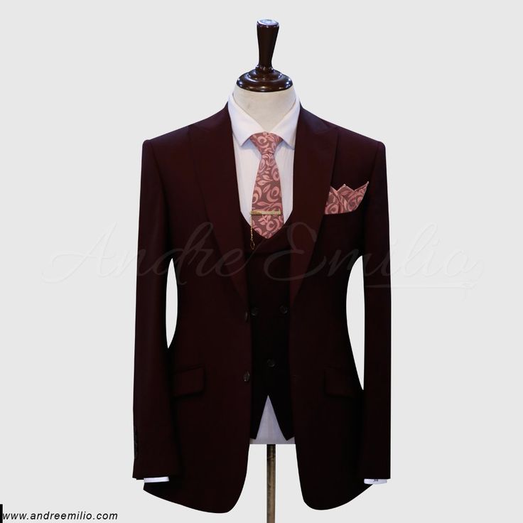 Benefits of Choosing our Dark Maroon 3 Piece Suit Our tailors stitch to deliver the finest quality with superior fit as per your requirements. We have a catalog full of bespoke suiting designs where you can choose the suit design. If you don’t find what you are looking for. You can go with your own choice of suiting elements. Where you can choose suit lapels, buttons, jacket style and number of buttons on cuffs with your monogram embarrassed on jacket cuff. Bespoke suit is not only giving you an Maroon 3 Piece Suit Men, Elegant Three-piece Suit In Suiting Fabric For Office, Luxury Fitted Sets For Workwear, Fitted Wool Business Sets, Semi-formal Custom Fit Set With Notch Lapel, Semi-formal Suiting Fabric Sets With Notch Lapel, Single Breasted Suiting Fabric Sets For Tailoring, Custom Fit Notch Lapel Set For Semi-formal Occasion, Single Breasted Tailoring Sets In Suiting Fabric