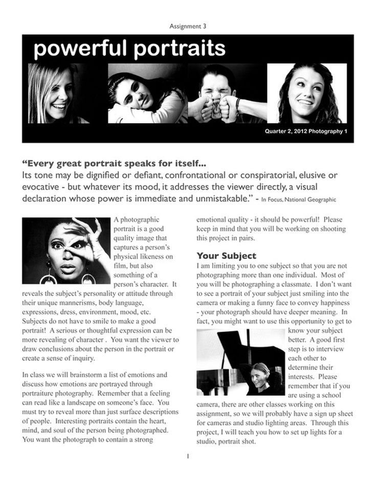 the back cover of a brochure with images of people in black and white