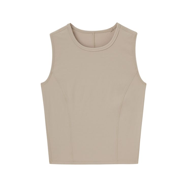 Simple and chic, our Mousse Cropped Sports Tank is designed to allow you to move to your own rhythm. Made from a sleek Mousse fabric that’s moisture-wicking and quick-drying, this top will work to keep you cool and comfortable in the gym or anywhere you go. Fit tip: if you're in between sizes, we recommend sizing up. Details Materials & Care Shipping & Returns • Sleeveless with a high neckline.• Features soft yet moisture-wicking Mousse fabric, designed to stretch with your every move.• Perfectl Sport Tank, In The Gym, Keep Your Cool, High Neckline, The Gym, Light Gray, Quick Dry, Moisture Wicking, Mousse