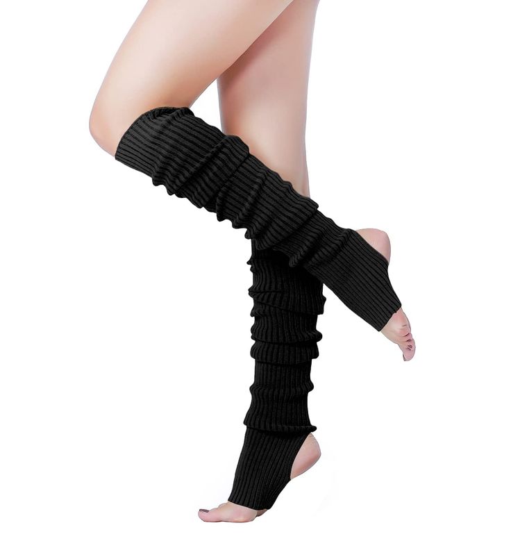 PRICES MAY VARY. 💕V28 is the ONLY Supplier using Germany machine with extra elastic yarn to knit this Leg Warmer, which give it extra Shining, Elasticity and could Last Years. 💕28''(71cm) Stirrup Leg Warmer- Great for Gym/Fitness/80s Costume Play/ Yoga Sport/ Casual Dresses /Ballet 💕Three Alternative Length : *** 24’’(61cm) , 28’’(71cm) , 32”(81cm) *** Select Your Favorite . 💕Soft and Fashionable , Neon Leg Warmers Are Made of 80% Viscose & 20% Nylon . 💕Machine Washable at Cold Water; Line 80s Party Costumes, Dance Sports, German Dress, Knit Leg Warmers, Leg Warmer, 80s Party, Causal Outfits, Party Dance, Mötley Crüe