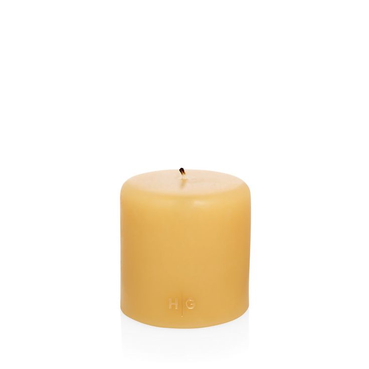 short simple decoration unscented candle Hudson Grace, Amber Color, Home Candles, All Natural, Crate And Barrel, Pillar Candles, Amber, Sale Items, Barrel