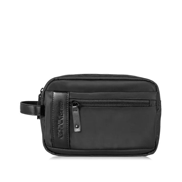 European Brand Ochnik Man’s Zip Toiletry Bag Material: Genuine Leather + Nylon Color: Black Zip Closure Size: 6 X 9 X 3 In Nwt, Brand New With Original Tags Great Gift For Special Occasion! Black Business Pouch With Cell Phone Pocket, Black Nylon Pouch For Daily Use, Black Nylon Rectangular Pouch, Black Rectangular Nylon Pouch, Black Business Pouch With Removable Section, Classic Black Travel Pouch, Black Business Pouch With Zipper Pocket, Black Nylon Pouch With Removable Section, Black Zipper Closure Pouch For On-the-go