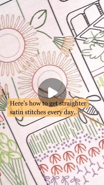 a video showing how to get straighter stitch stitches every day