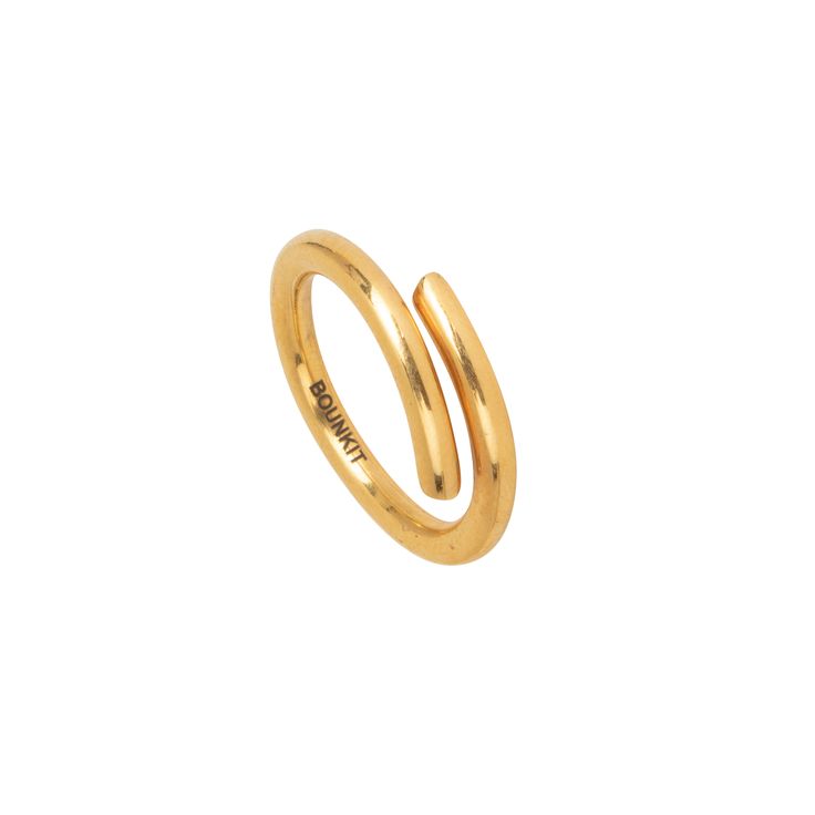 Discover the beauty of simplicity with our Loretta Minimal 14K Gold Plated Ring or Silver Finish, a piece that embodies understated elegance and versatility. This ring is designed for those who appreciate the timeless allure of gold, combined with a clean and modern aesthetic. The minimalist design ensures that this ring is not only timeless but also versatile, making it a perfect accessory for everyday wear or special occasions. View this post on Instagram A post shared by 𝔹𝕠𝕦𝕟𝕜𝕚𝕥 𝕁𝕖𝕨 Modern Twist Jewelry With Simple Design For Everyday, Modern Jewelry With Simple Design, Everyday Jewelry With A Modern Twist And Simple Design, Everyday Jewelry With A Modern Twist, Everyday Yellow Gold Midi Rings With Polished Finish, Modern Gold Midi Rings In Recycled Gold, Modern Twist Gold Ring For Everyday, Adjustable 14k Gold Minimalist Bypass Ring, Gold Rings With A Modern Twist For Everyday