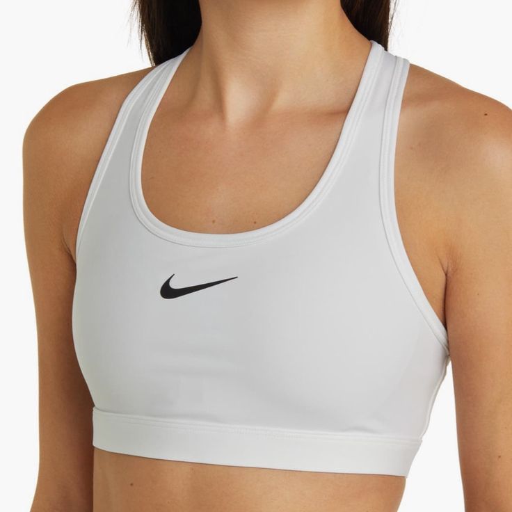 Nwot Ships Same Day!! Current In Retail!!! $40 White Work Up A Sweat On And Off The Pickleball Court In This Padded Sports Bra Featuring Wide Straps And Signature Moisture-Wicking Tech. Racerback Dri-Fit Moisture-Wicking Technology Lined 72% Polyester, 28% Spandex Machine Wash, Line Dry If06451984 Note Sellers Pay The Following Fees Plus $.30 On The Dollar In Taxes Plus Shipping Materials And This Brand New Item That It Is Current In Retail. Please Be Posh Friendly Thank You!! Nike Tops For Light Sports, Nike Sports Bra For Light Exercise, White Go-dry Sports Bra, Racerback Sports Bra For Sports Events, White Tops With Built-in Padding, Compression Bra, Pickleball Court, Gray Sports Bra, Padded Sports Bra