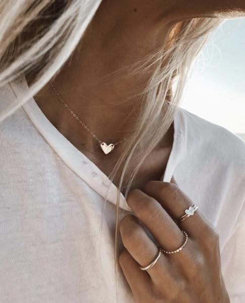 Mini Heart Choker | James Michelle Jewelry Crescent Ring, Pvd Coating, Shark Tooth Necklace, Big Necklace, Crescent Necklace, Silver Heart Ring, Heart Choker, Rainbow Necklace, Buy Earrings