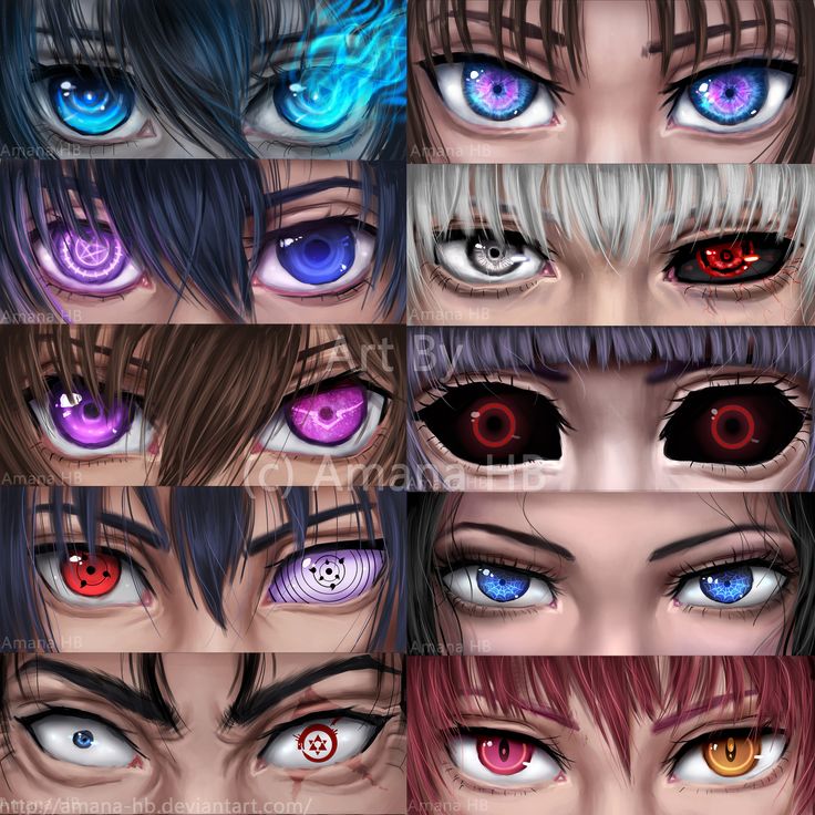 many different colored eyes are shown in this image, and there is no image to describe