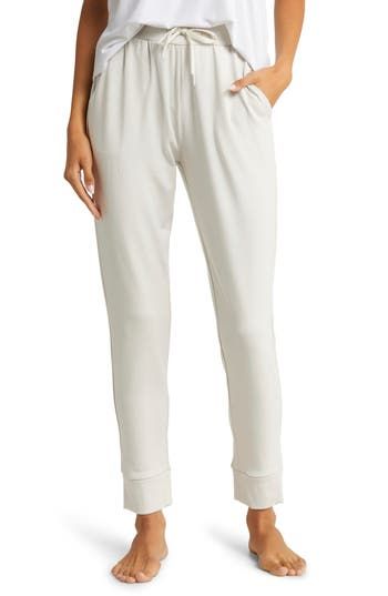 These ultrasoft and breathable joggers with an elastic/drawstring waist are the perfect go-to when you want to cozy up on the couch. 70% viscose, 26% acrylic, 4% spandex Machine wash, tumble dry Imported Comfortable Pull-on Leisure Bottoms, Athleisure Loungewear Bottoms With Drawstring, Athleisure Bottoms With Drawstring For Loungewear, Ankle-length Pull-on Pants For Loungewear, Spring Sweatpants For Relaxation With Elastic Waistband, Comfortable Sweatpants For Spring Relaxation, Spring Sweatpants With Elastic Waistband For Relaxation, Athleisure Lounge Pants With Drawstring, Athleisure Ankle-length Pull-on Joggers