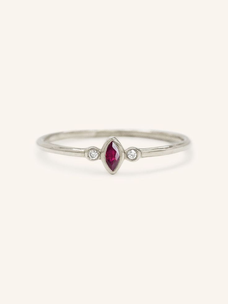 A transition of life. The season of fall is perfectly encapsulated in this marquise diamond ring. With your choice of gemstone, this dainty and minimalist ring is stunning to wear every day - alone or stacked with your other pieces. Marquise Birthstone Ring In 14k Gold, 14k Gold Marquise Birthstone Ring, Stackable Marquise 14k Gold Rings, 14k White Gold Marquise Rings, Marquise Diamond Birthstone Ring, Marquise Cut 14k Gold Stackable Rings, Dainty Stackable Marquise Cut Rings, Marquise Ruby Ring In 14k Gold, Marquise 14k Gold Stackable Rings