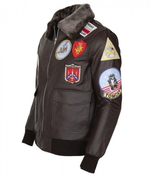 Tom Cruise Top Gun Leather Jacket on Sale at US Leather Mart. Buy Now!! Fall Leather Aviator Biker Jacket, Winter Military Leather Outerwear, Leather Biker Jacket For Fall, Military Style Leather Outerwear For Fall, Fall Military Leather Outerwear, Brown Leather Military Outerwear, Brown Pilot Leather Jacket For Winter, Brown Leather Aviator Biker Jacket, Winter Pilot Leather Jacket