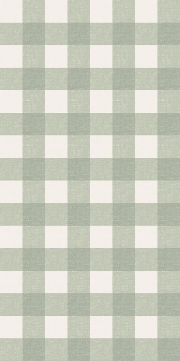 a white and green checkered wallpaper pattern