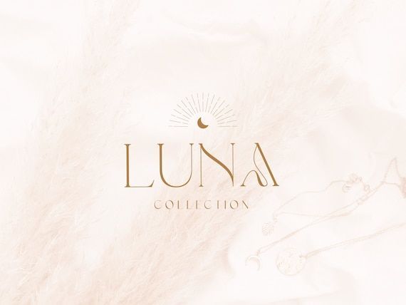 Modern logo design Lotus Business Logo, Luna Logo Design, Moon Logo Ideas, Moon Branding, Counseling Logo, Logo Lune, Luna Name, Goddess Logo, Moon Logo Design