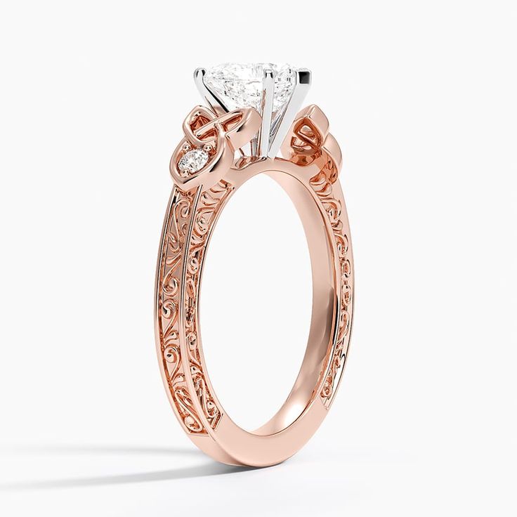 a rose gold engagement ring with an intricate filigree design on the shan shan shan shan shan shan shan shan shan shan shan shan shan shan shan shan shan shan shan shan shan shan shan shan shan shan shan shan shan