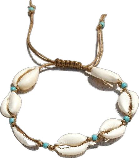 Turquoise Bohemian Strand Friendship Bracelets, Bohemian Shell Friendship Bracelets, Bohemian Cowrie Shell Strand Bracelet, Adjustable Ocean-inspired Shell For Beach Season, Bohemian Shell Friendship Bracelets For Vacation, Summer Beach Shell Friendship Bracelets, Adjustable Coastal Style Shell Strand, Summer Shell Strand Friendship Bracelets, Beach Shell Bracelets With Sliding Knot