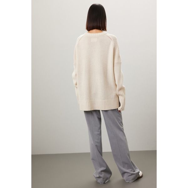 Off-white knit (100% Merino Wool). Sweater. Long sleeves. Crewneck. Pull on. 28.5" from shoulder to hemline. Imported. Rent The Runway, Closet Designs, Merino Wool Sweater, Zadig And Voltaire, Home Free, Wool Sweater, Malta, Merino Wool, Long Sleeves