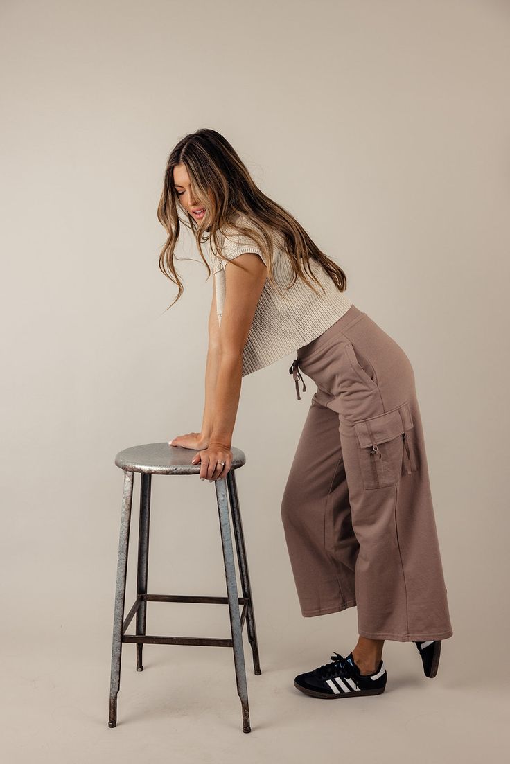 Designed for ultimate comfort and practicality, these pants feature a wide elastic waistband with a drawstring tie for a customizable fit. The cargo pockets with flaps add a touch of utility while the wide legs provide a relaxed and flattering silhouette. Whether you're running errands or hanging out with friends, these pants are the perfect blend of comfort and versatility for any occasion! terry-lined side pockets Baby Bow Hats, Delivery Gown, Mom Pants, Nursing Wear, Going Home Outfit, Matching Mom, Baby Wrap Carrier, Nursing Tops, Baby Cover