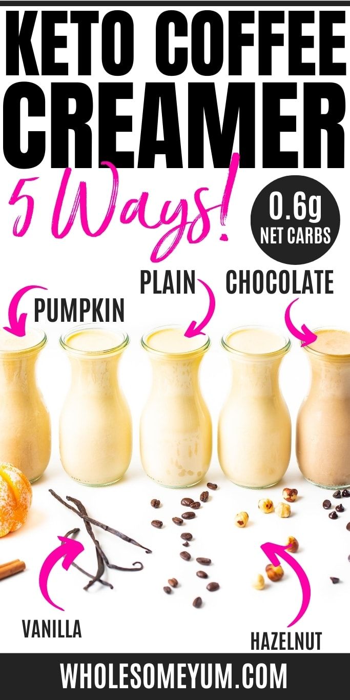 the keto coffee creamer is 5 ways