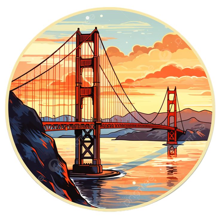 beautiful the golden gate bridge usa spain sticker bridge sticker wonders png Bridge Clipart, Usa Stickers, Gate Logo, Sticker Clipart, Acne Skincare, The Golden Gate Bridge, Sticker Ideas, Transparent Image, Wallpaper Images