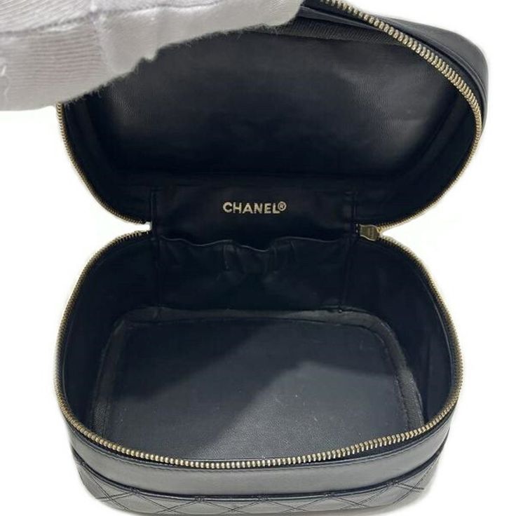 Brand: Chanel Model: Vanity Color: Black Material: Canvas Inclusions: Box, Dust bag, card Dimensions: 10cm x 20cm x 14cm Handle Length 15cm Serial number: NA Country of origin: France Assured Product ity: This product is supplied by a renowned and trusted partner. With this purchase, you are preserving iconic craftsmanship, celebrating heritage, and embracing the beauty of conscious shopping.Delivery 5-8 or 10-15 working days Please note that during high season and Sale period, delivery times ma Chanel Vanity, Card Dimensions, Vanity Bag, Chanel Model, Accessories Box, Timeless Handbag, Branded Handbags, Luxe Fashion, Prada Bag