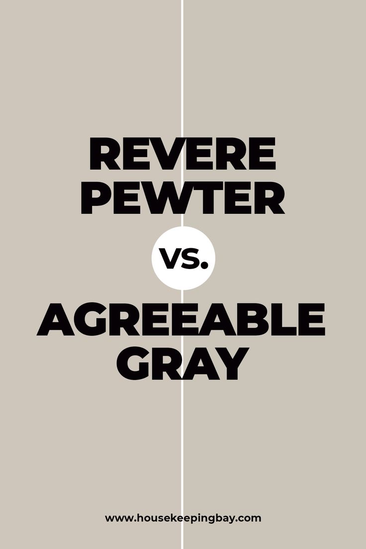 two black and white images with the words reverse pewter vs agreeable gray on them