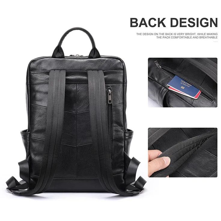 Genuine Leather Men Laptop Backpack Soft Cowhide 14 Inch Bagpack Travel Bag Women Leather Shoulder Bag School Bags Black SPECIFICATIONS Main Material: GENUINE LEATHER Genuine Leather Type: Cow Leather Lining Material: COTTON Gender: MEN Backpacks Type: Softback Interior: Interior Slot Pocket Interior: Cell Phone Pocket Interior: Interior Zipper Pocket Interior: Interior Compartment Interior: Computer Interlayer Handle/Strap Type: soft handle Item Type: Backpacks Closure Type: zipper Rain Cover: No Exterior: Flap Pocket Carrying System: Air Cushion Belt Luufan Lather Men Backpack Materail:Made of 100% genuine leatherWeight：1.15kgSize:38cm*28cm*13cmFit for 14 inch laptopGender：men,womenColor:Black [New In 20240731] Shoulder Bag School, Travel Bag Women, Travel Bags For Women, Bag School, Bags Black, Women Leather, Men's Backpack, Tote Purse, Bagpack