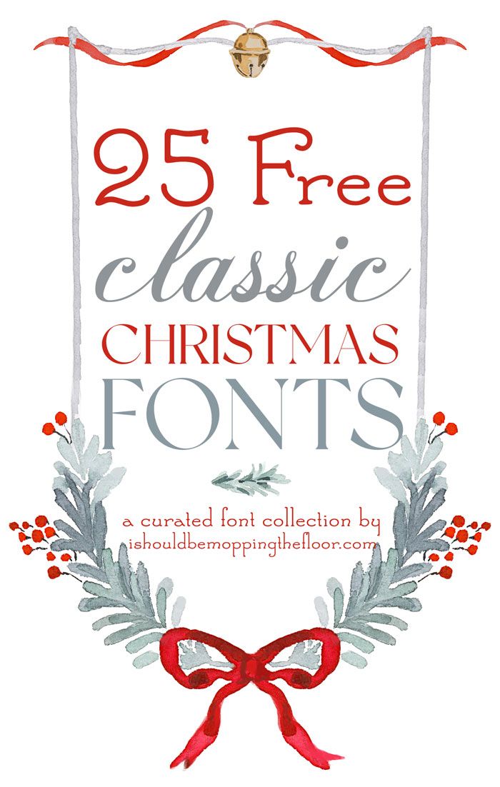 the 25 free christmas font styles