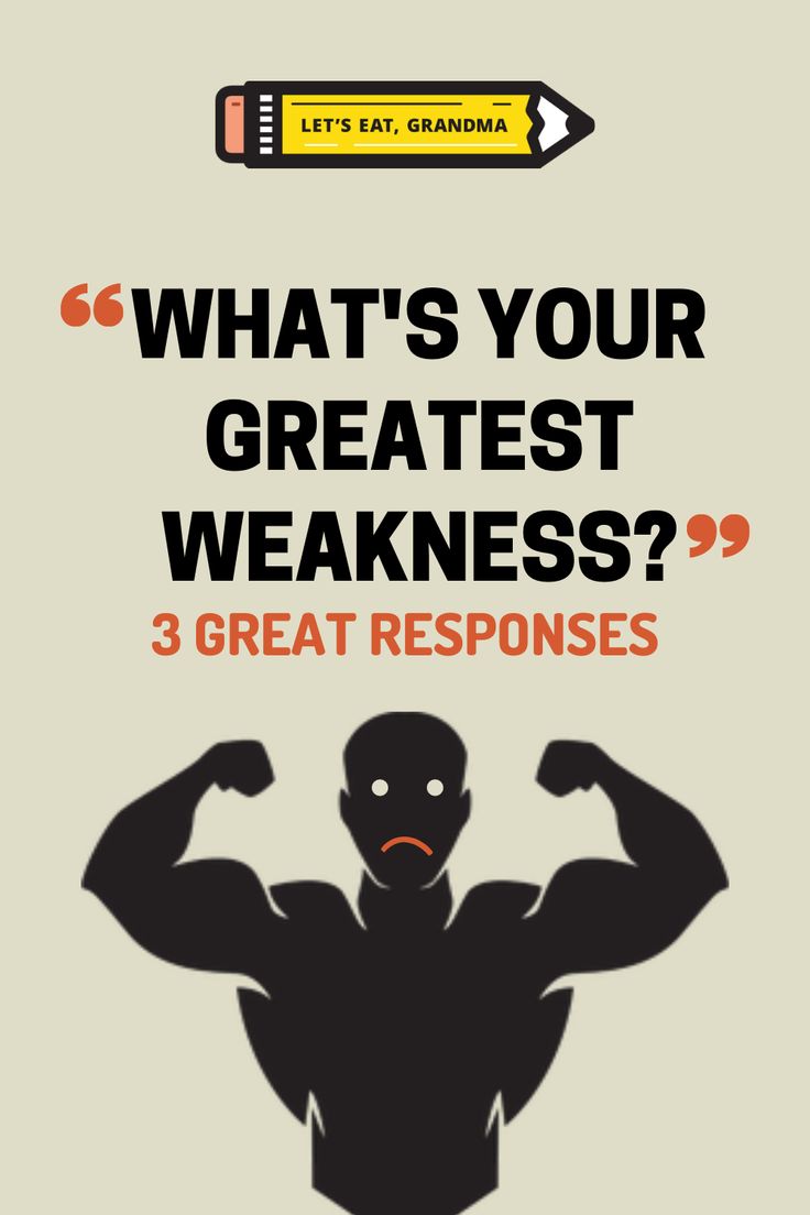 the back cover of what's your greatest weakness? 3 great responses