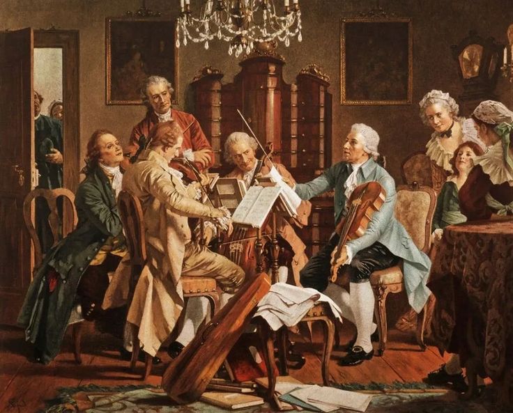 an image of a group of people playing musical instruments