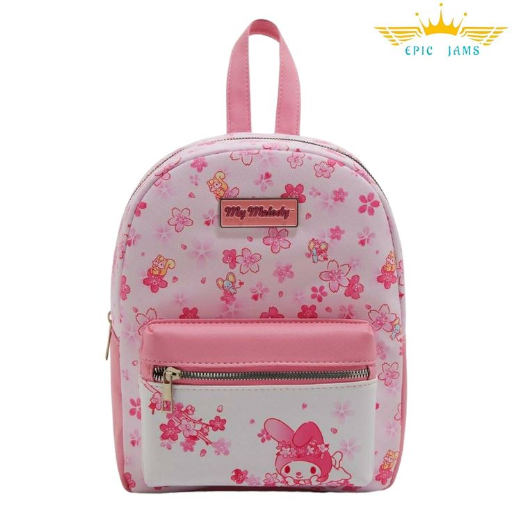 Sanrio Hello Kitty And Friends My Melody Cherry Blossom Mini Backpack Brand New & 100% Authentic With Tags Size: Mini / Approx. (9" W X 10" H X 4" D) Take A Moment To Stop And Smell The Cherry Blossoms With Your Sanrio Bestie! Get Ready For Spring With This Supercute Mini Backpack, Featuring My Melody And Cherry Blossom Designs. Comes With Adjustable Straps, An Interior Zipper Pocket And Top Carrying Handle Our Reputation Is Extremely Important To Us, And We Are Devoted To Ensure You Can Buy Wit Pink Hello Kitty Backpack For Daily Use, Cute Hello Kitty Print Backpack For Daily Use, Kawaii Hello Kitty Backpack For Everyday Use, Cute Hello Kitty Backpack For Daily Use, Hello Kitty Print Backpack For Daily Use, Hello Kitty Travel Backpack Standard Shape, Hello Kitty Print Travel Backpack, Pink Hello Kitty Print Backpack, Hello Kitty Backpack For Daily Use