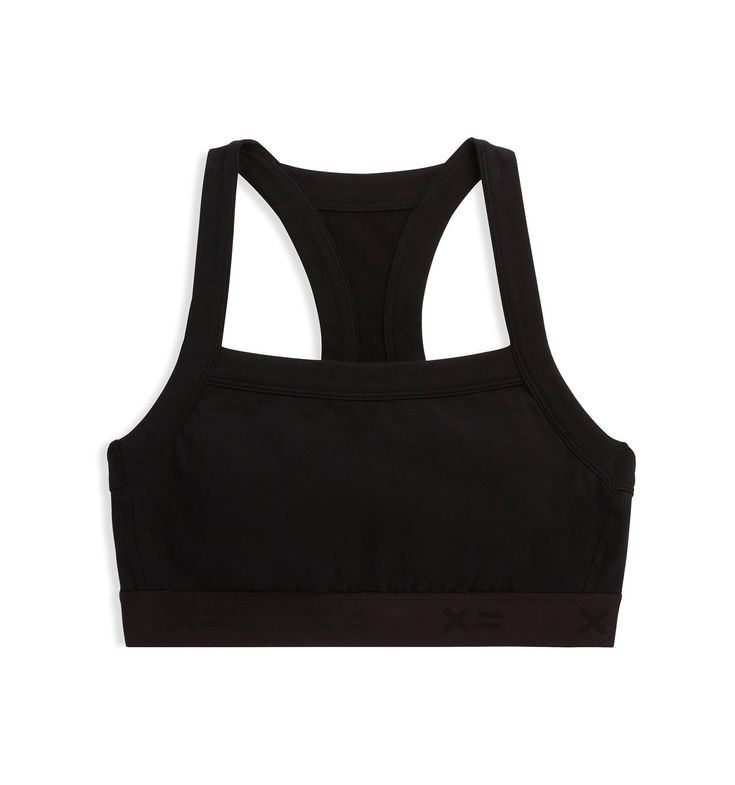 Made from the same quality supersoft cotton as our famous underwear. Double layered in the iconic Tomboy style, this bra offers the comfort of a bralette and full coverage so you won’t even notice you’re wearing it (what a relief).  Straight scoop neckline to style under any layered tops, or none at all. Fit-tested on Black Cotton Sports Bra With Built-in Bra, Cotton Bra-friendly Crop Top For Workout, Supportive Cotton Workout Crop Top, Cotton Crop Top For Workout, Seamless Cotton Sports Bra With Medium Support, Cotton Athleisure Sports Bra With Built-in Bra, Cotton Crop Top With Built-in Bra And Medium Support, Cropped Sports Bra With Removable Pads For Everyday, Cropped Sports Bra With Removable Pads