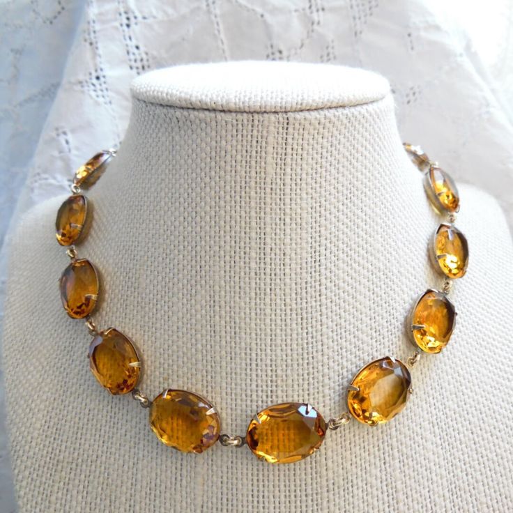 The September Issue, Handmade Statement Necklace, Handmade Crystal Necklace, Rhinestone Statement Necklace, Layered Chokers, Citrine Necklace, Butterfly Pendant Necklace, Anna Wintour, Art Deco Necklace