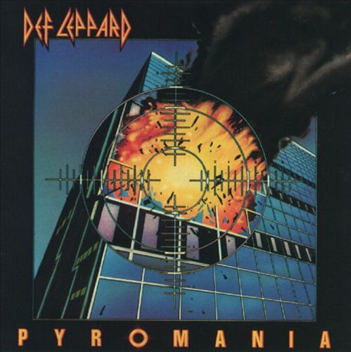 the cover art for defamad's album, pyromania