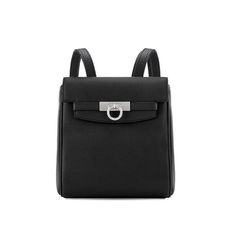 Grace Backpack – Parisa New York Parisa Wang, Day Backpacks, Cross Body, Small Backpack, Modern Lifestyle, Backpack Straps, Pebbled Leather, New Black, Top Handle Bag