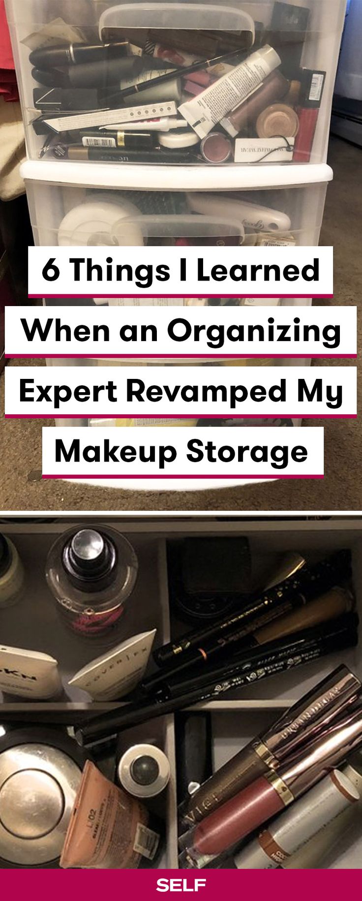 Makeup Brushes Storage Ideas, Bedroom Toiletries Storage, Jewelry And Makeup Organization, Makeup And Hair Storage, Organizing Cosmetics Ideas, Organize Makeup In Bathroom Counter, Organizing Beauty Products Bedroom, How To Store Makeup In Bathroom, Organize Make Up Ideas