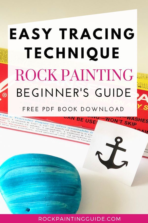 rock painting beginner's guide with free printables and instructions on how to use it