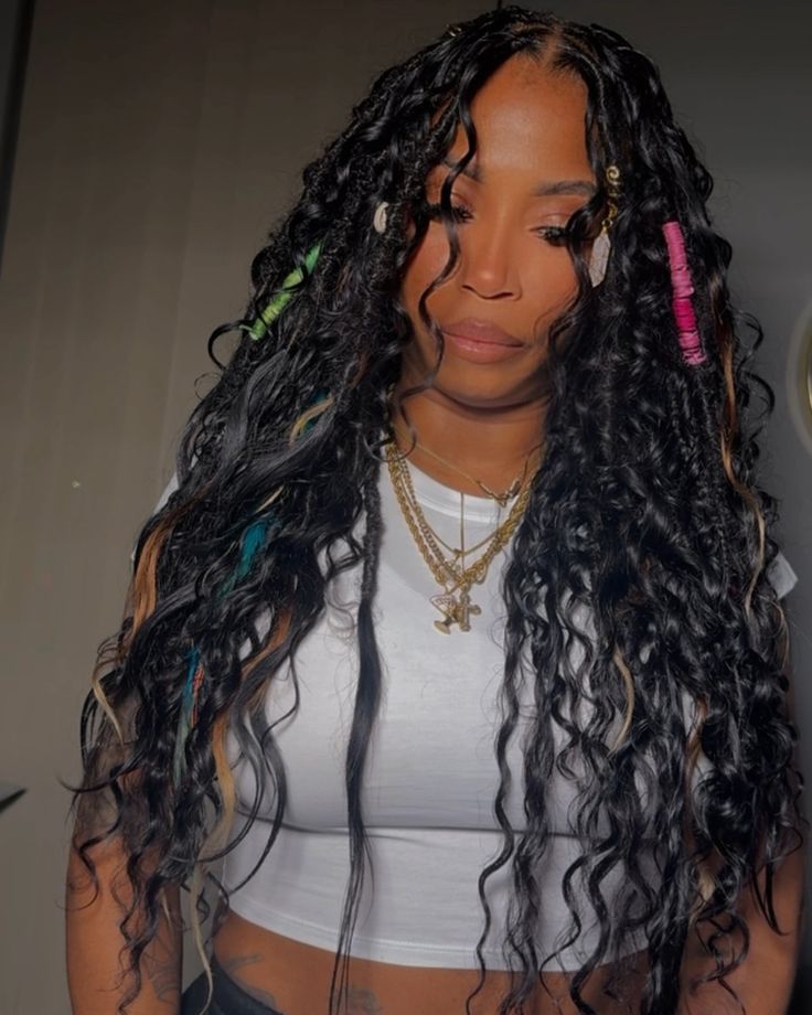 Customized/Habdcrafted to fit you 🤍 🌿Jah Loc 2.0🌿 🤍a premium hair bundle service featuring human hair included customized locs and a guaranteed lasting period of 3-4 months. Invest in yourself today with a reusable hair solution that includes everything you need for styling. #jahlocs #blackhairstyles #locs #foryou Locs And Curly Hair, Sew In With Locs, Locs And Weave Hairstyles, Jah Locs Extensions, Jah Locs, Traditional Braids, Vacation Braids, Twist Cornrows, Hair Solution