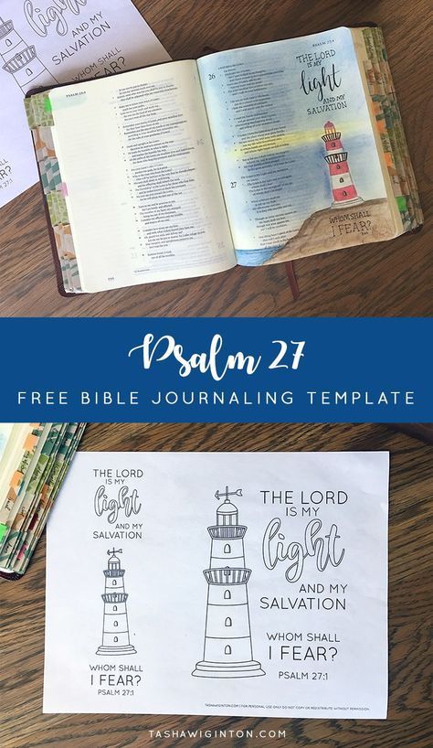 an open bible on top of a wooden table with the words, free bible journal printable