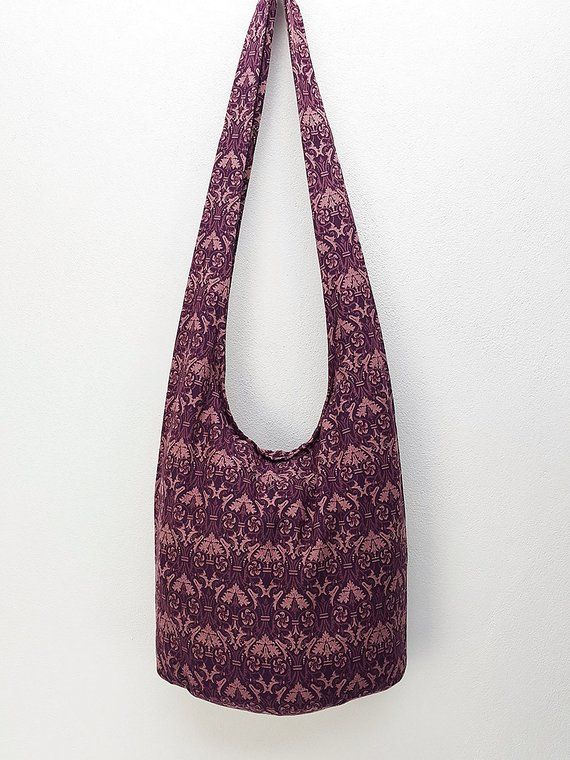 Women bag Handbags Thai Cotton bag Hippie bag Hobo bag Boho bag Shoulder bag Sling bag Messenger bag Purple Tote Bag With Mobile Phone Holder, Bohemian Bag With Adjustable Strap For Daily Use, Purple Rectangular Hobo Bag For Daily Use, Bohemian Bags With Adjustable Strap For Daily Use, Purple Hobo Bag For Daily Use, Purple Hobo Bag Satchel For Daily Use, Purple Satchel Hobo Bag For Daily Use, Casual Purple Rectangular Hobo Bag, Shoulder Bag With Adjustable Strap And Long Handle