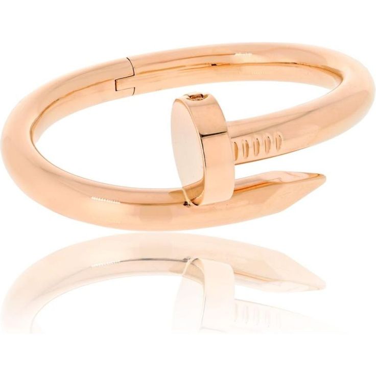 Cartier 18K Rose Gold Juste Un Clou Large Model Bracelet - Pre-owned Beauty Cartier Gold Bracelet With Polished Finish For Anniversary, Luxury White Gold Cartier Bracelet, Cartier Gold Jubilee Bracelet For Wedding, Cartier Gold Bracelet With Polished Finish For Wedding, Luxury Cartier Bangle As Gift, Luxury Cartier Bangle For Gift, Luxury Cartier Bangle Gift, Cartier Designer Yellow Gold Jewelry, Cartier Luxury Yellow Gold Bracelet