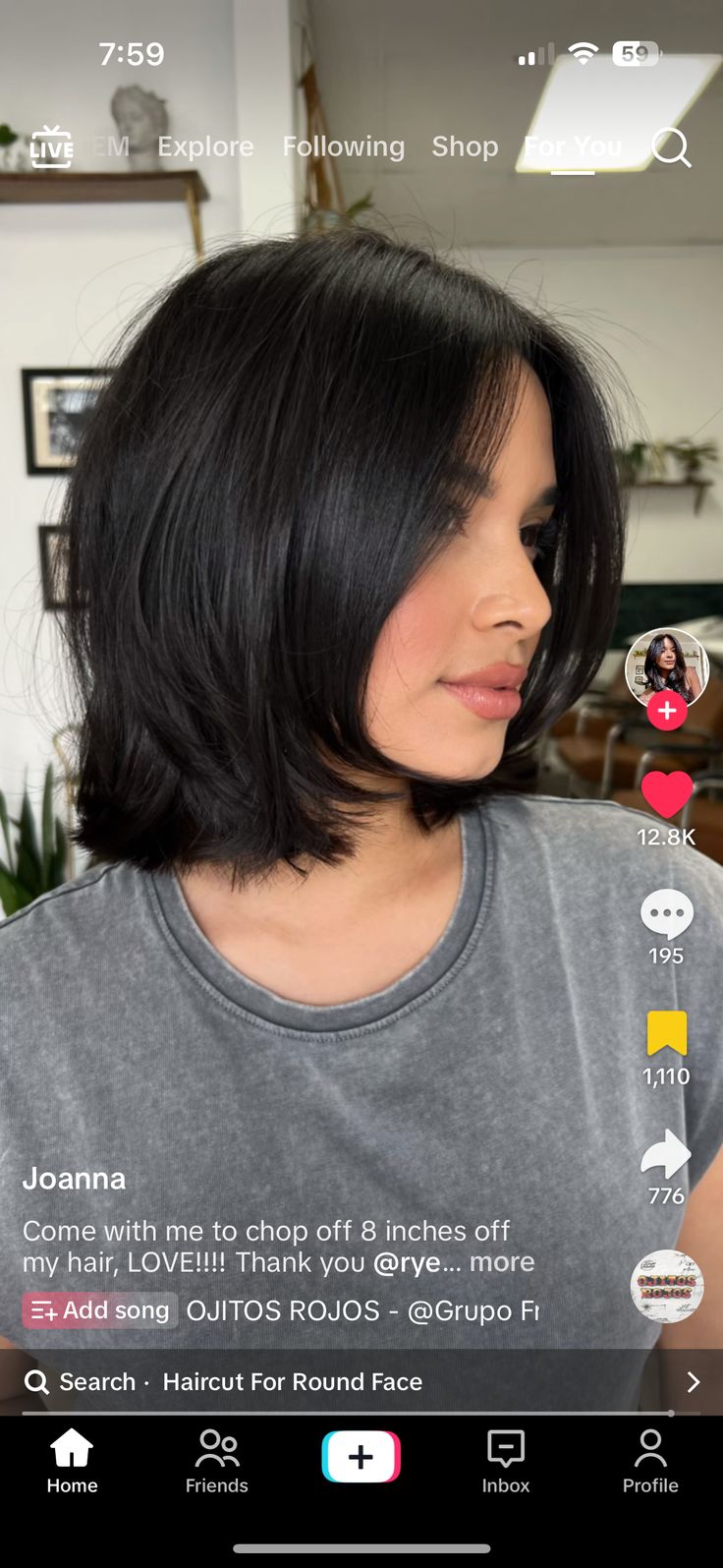 Neck Hair Length, Layered Bob Hairstyles Dark Hair, Layers For Medium Short Hair, Dark Black Short Hair, Midume Length Hair With Layers, Haircut Short Hair Round Face, Short Hairstyle Women Face Frame, Black Hair Balayage Latina Short, Layered Bob For Straight Hair