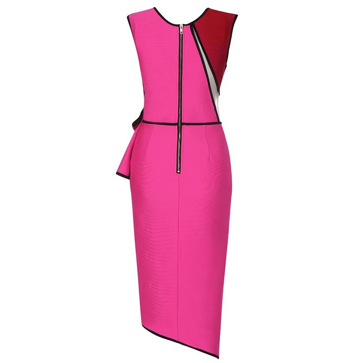 Update your wardrobe with our PAMELA Bandage Dress! Featuring mesh detail in a body-hugging design that will accentuate your figure in the best way! Style with heels and a mini bag for a look we're loving! Fabric | Spandex & Polyester Dry Clean Only Pink Bodycon Knee-length Dress, Chic Pink Fitted Bodycon Dress, Chic Fitted Pink Bodycon Dress, Pink Fitted Knee-length Bodycon Dress, Pink Stretch Midi Dress For Evening, Pink Bodycon Midi Dress Knee-length, Elegant Pink Sleeveless Bandage Dress, Chic Pink Bodycon Midi Dress, Pink Knee-length Bodycon Cocktail Dress