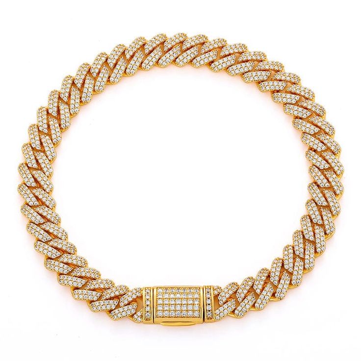 Drop Shipping Newest Arrivals Iced Out 8.8mm Luxury Gold Plated Zircon Cuban Link Bracelet For Men Women Cuban Chain Bracelet, Chain Bracelet For Women, Cuban Link Bracelet, Bracelets Collection, Miami Cuban Link, Miami Cuban, Chain Bracelets, Cuban Chain, Cuban Link