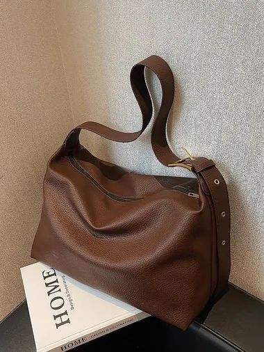 Bird in Bag – Leather Snap Button Hobo Bag – Bird in Bag Brown Bag, Brown Bags, Bag Style, Bird In Bag, Hobo Bag, Snap Button, Fashion Bags, Leather Bag, Pu Leather