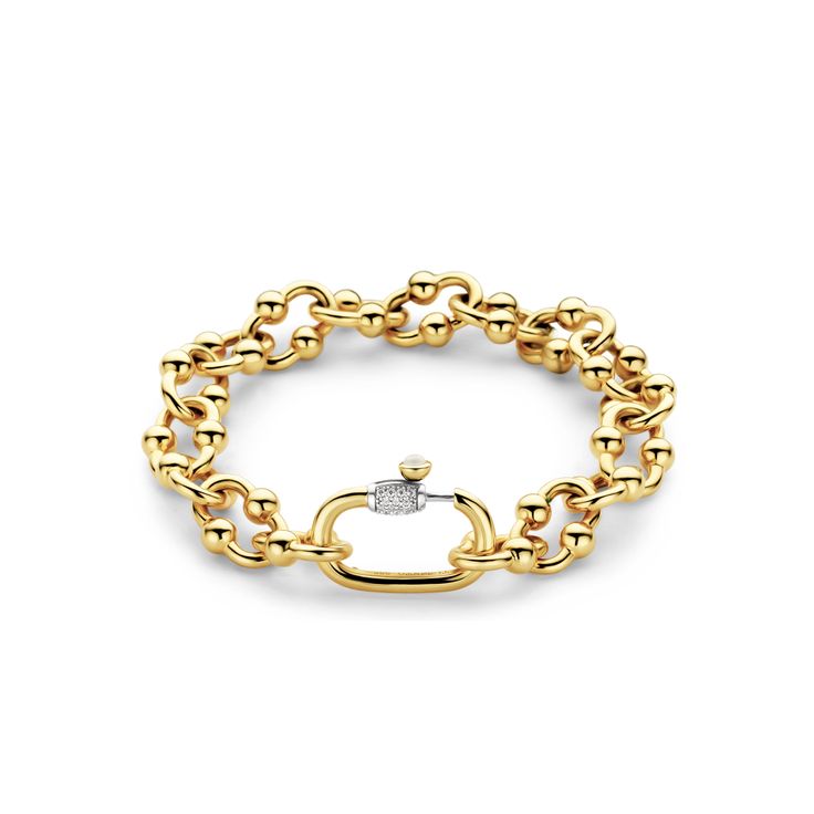 Bead Hardware Golden Luxe Bracelet by Ti Sento - Available at SHOPKURY.COM. Free Shipping on orders over $200. Trusted jewelers since 1965, from San Juan, Puerto Rico. Matching Necklaces, Color Oro, Turquoise Stone, Link Bracelets, Rose Gold Plates, Arm Band, Rhodium Plated, Ring Shopping, Silver Gold