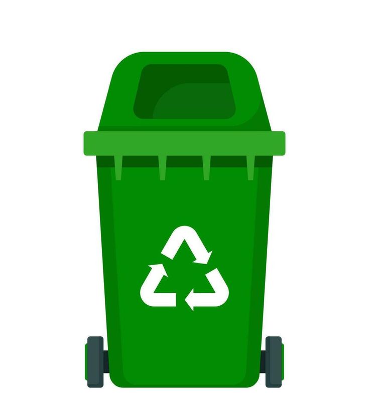 Big green recycle garbage can with recycling symbol on it. Trash bin in cartoon style. Recycling trash can. Vector illustration. Bin Illustration, Green Trash Can, Graphic Pictures, Recycle Bins, Garbage Recycling, Recycle Symbol, Recycle Bin, Garbage Bin, Trash Bin