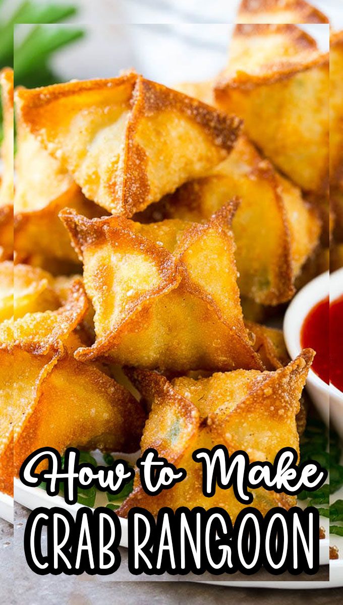 how to make crab rangoon with text overlay that reads, how to make crab rangoon